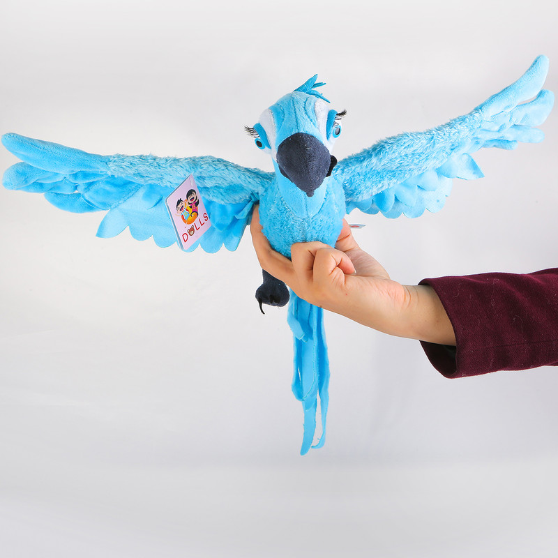 عروسک طرح طوطی کد BG11540 ارتفاع 30 سانتی متر