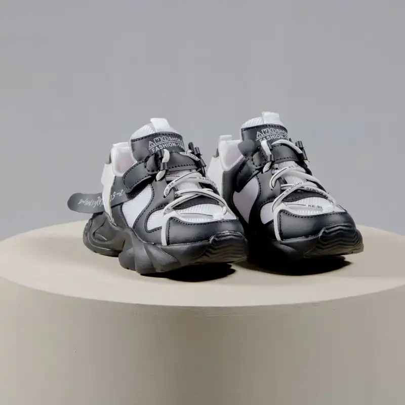 کفش راحتی بچگانه مدل چسبی فشن 1998 رنگ مشکی