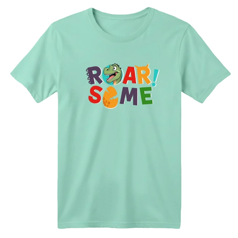 تی شرت آستین کوتاه بچگانه مدل تخم دایناسور