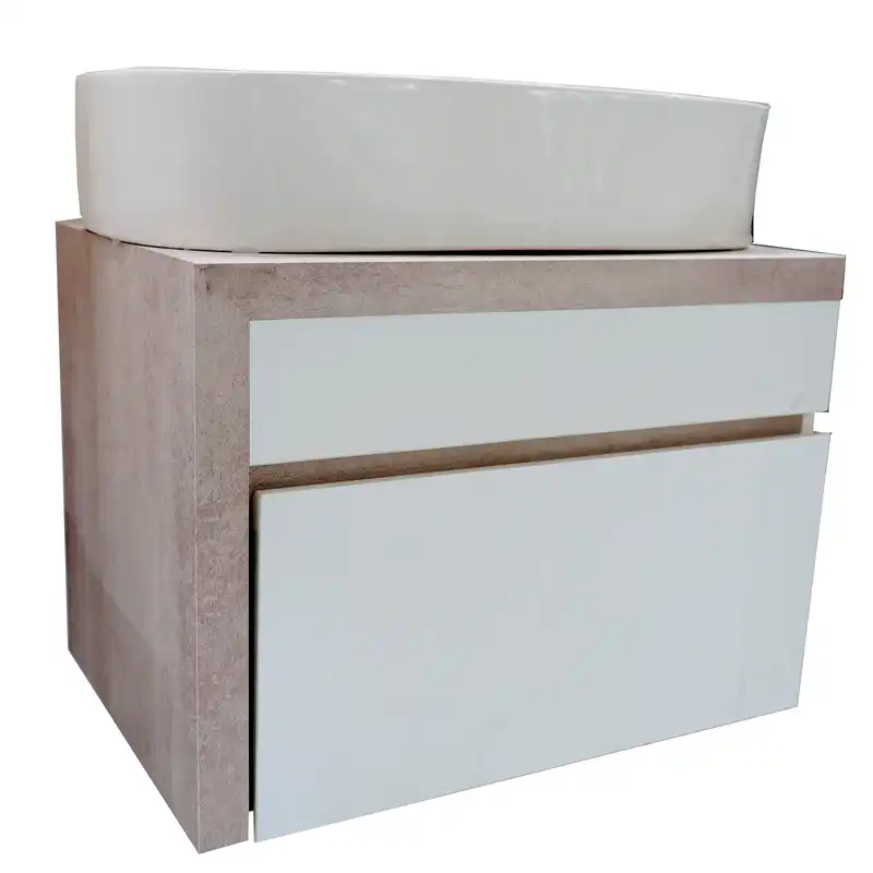 ست کابینت و روشویی مدل آرینا کد A520 به همراه آینه و شلف