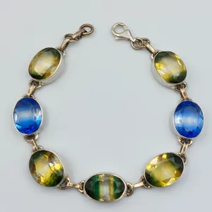 دستبند نقره زنانه مدل اتمی کد 20271