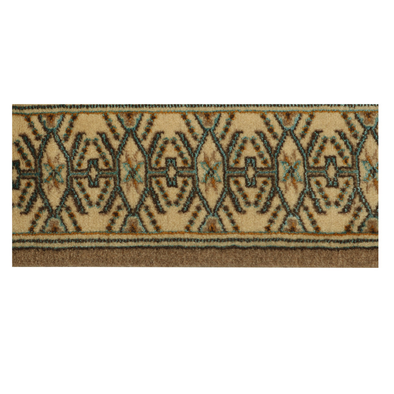 فرش نیمه دستبافت شش و نیم متری مدل گل ابریشم کد 542893