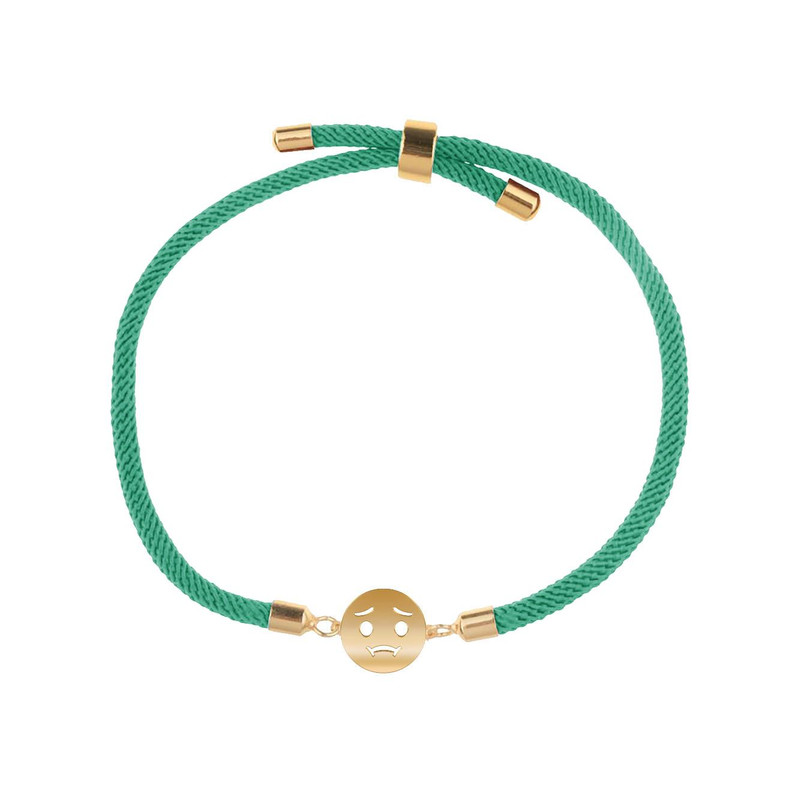 دستبند طلا 18 عیار زنانه مدوپد مدل ایموجی کد D35-10068