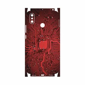 MAHOOT Red Printed Circuit Board-FullSkin Cover Sticker for Xiaomi Mi Max 3