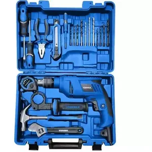 دریل چکشی 13 میلی متری 650 وات ویوارکس مدل VR-6520 مجموعه 20 عددی