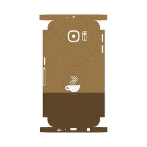 MAHOOT Minimal Cup of Coffee Icon-FullSkin Cover Sticker for Samsung Galaxy S6