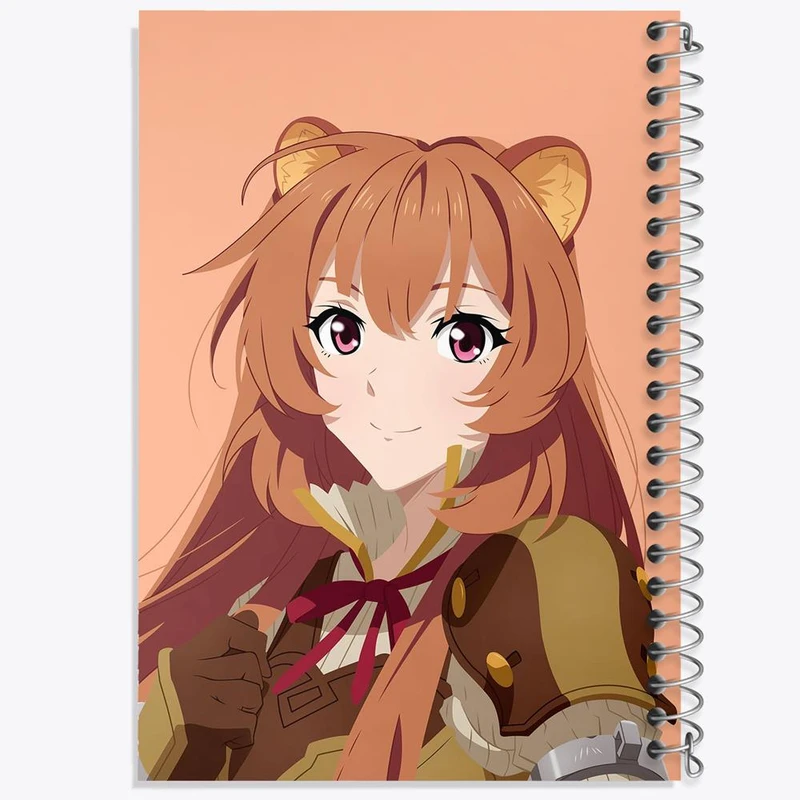 دفتر ژورنال نویسی 50 برگ خندالو مدل نقطه ای طرح رافتالیا انیمه ظهور قهرمان سپر کد 15929