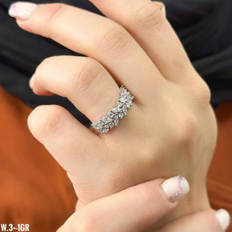 انگشتر نقره زنانه مدل MRJ6411