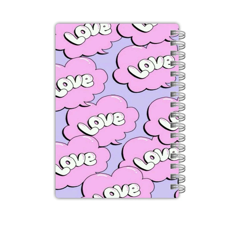 دفترچه یادداشت 50 برگ مدل love کد 129