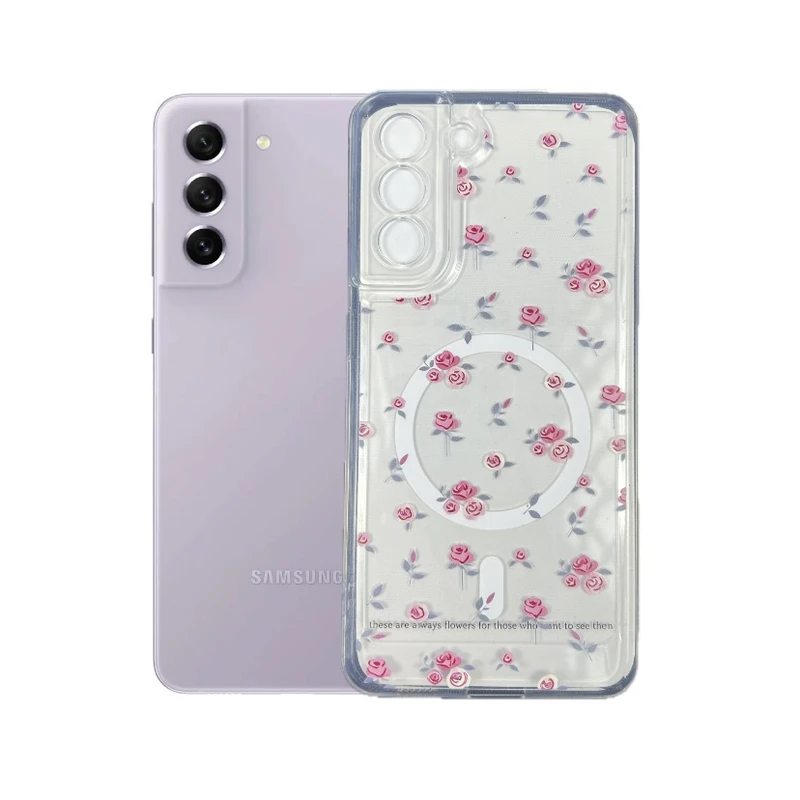 کاور طرح گلبرگ مناسب برای گوشی موبایل سامسونگ Galaxy S21 FE
