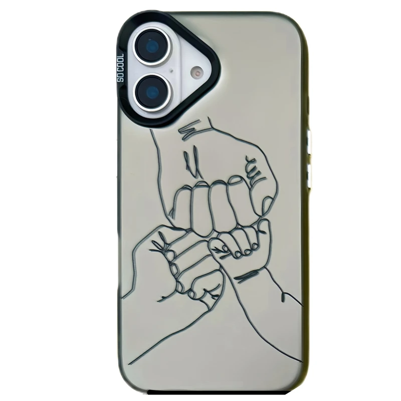 کاور مدل so cool طرح خانواده مناسب برای گوشی موبایل اپل Iphone 16