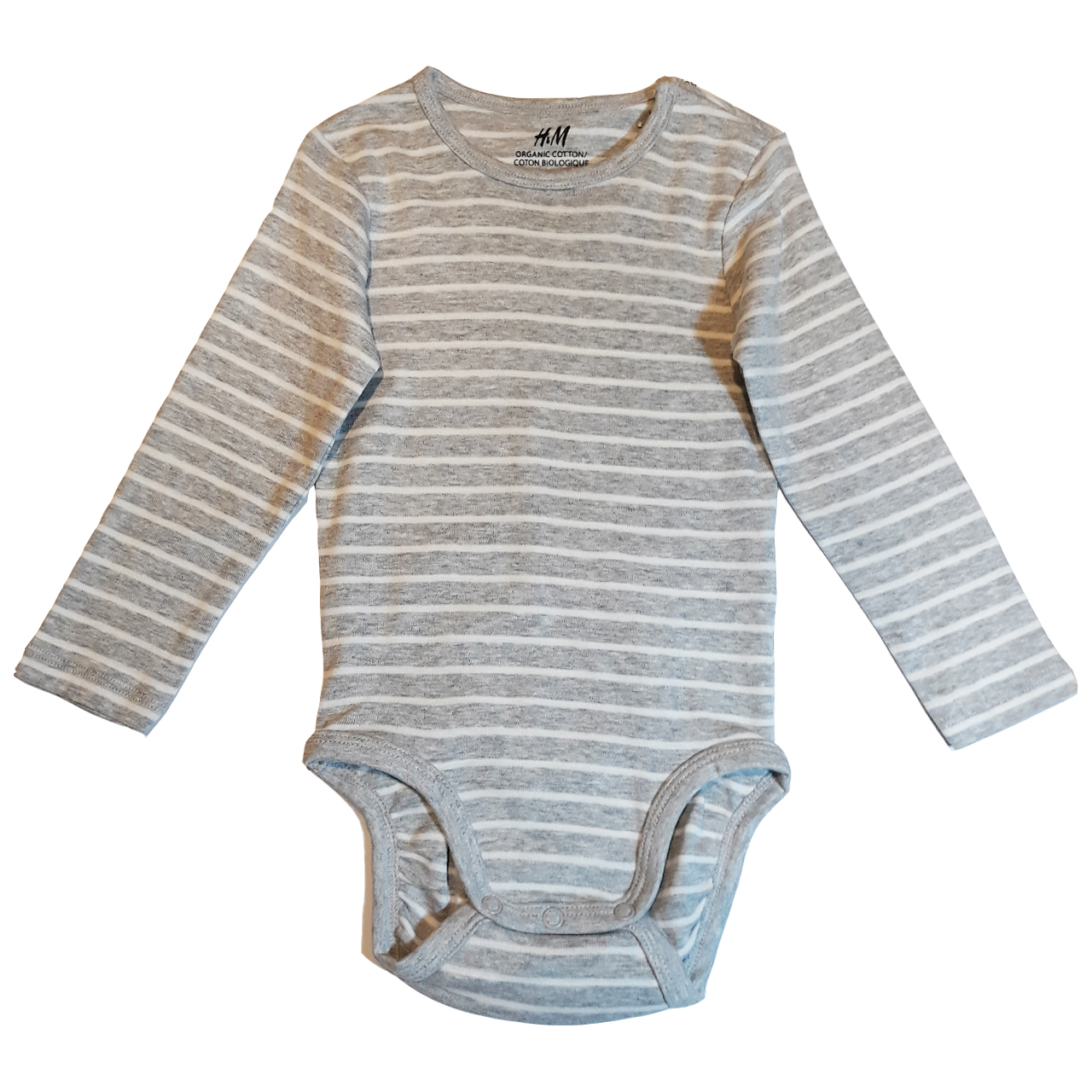 بادی آستین بلند نوزادی اچ اند ام مدل ۰۱