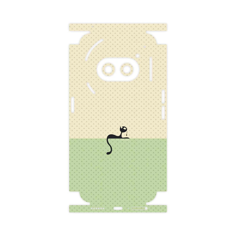 برچسب پوششی ماهوت مدل Minimal Internet Cat Icon-FullSkin مناسب برای گوشی موبایل ناتینگ Phone 2a