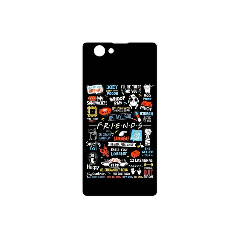 برچسب پوششی ماهوت مدل Friends 2 مناسب برای گوشی موبایل سونی Xperia Z1 Compact