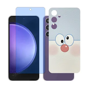 Glass Together model Anti-blue Screen Protector Suitable for Samsung Galaxy S23 FE Mobile Phone with Back cover sticker