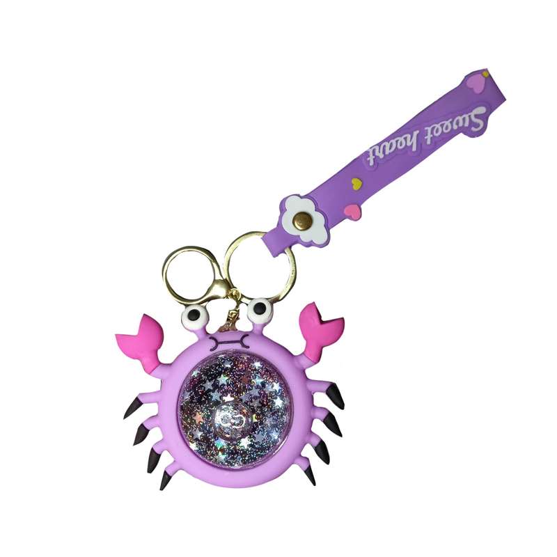 جاکلیدی دخترانه مدل آکواریومی طرح خرچنگ کد 02 جاکلیدی دخترانه مدل آکواریومی طرح خرچنگ کد 02