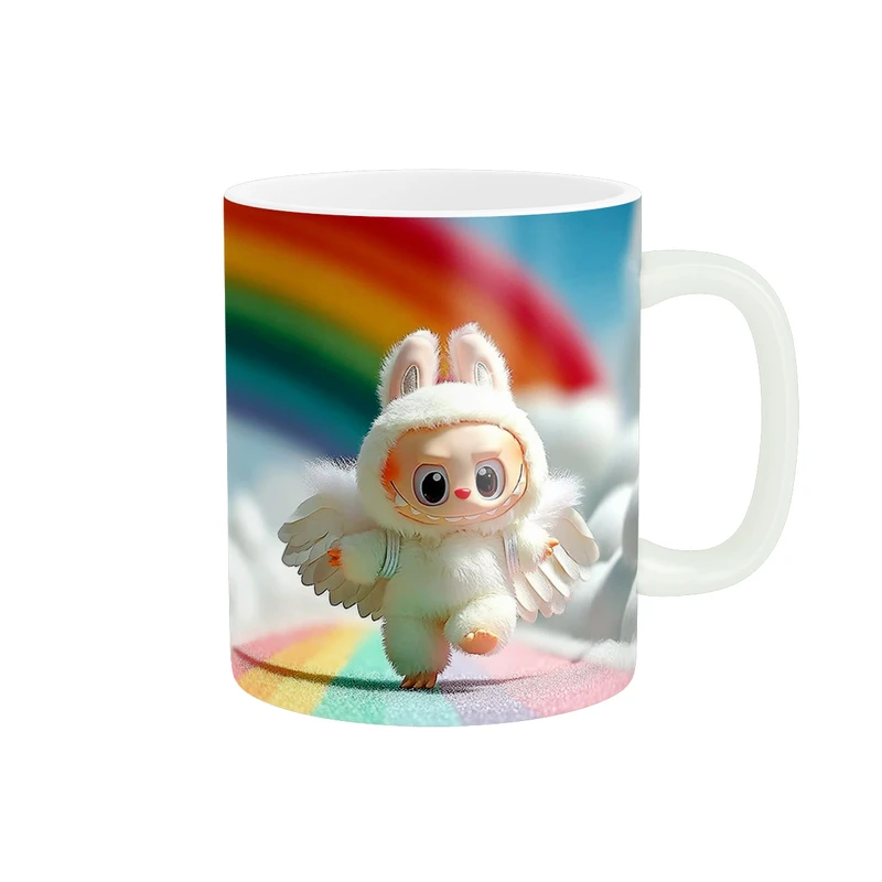 ماگ پاد آفرین طرح عروسک لبوبو کد 5916