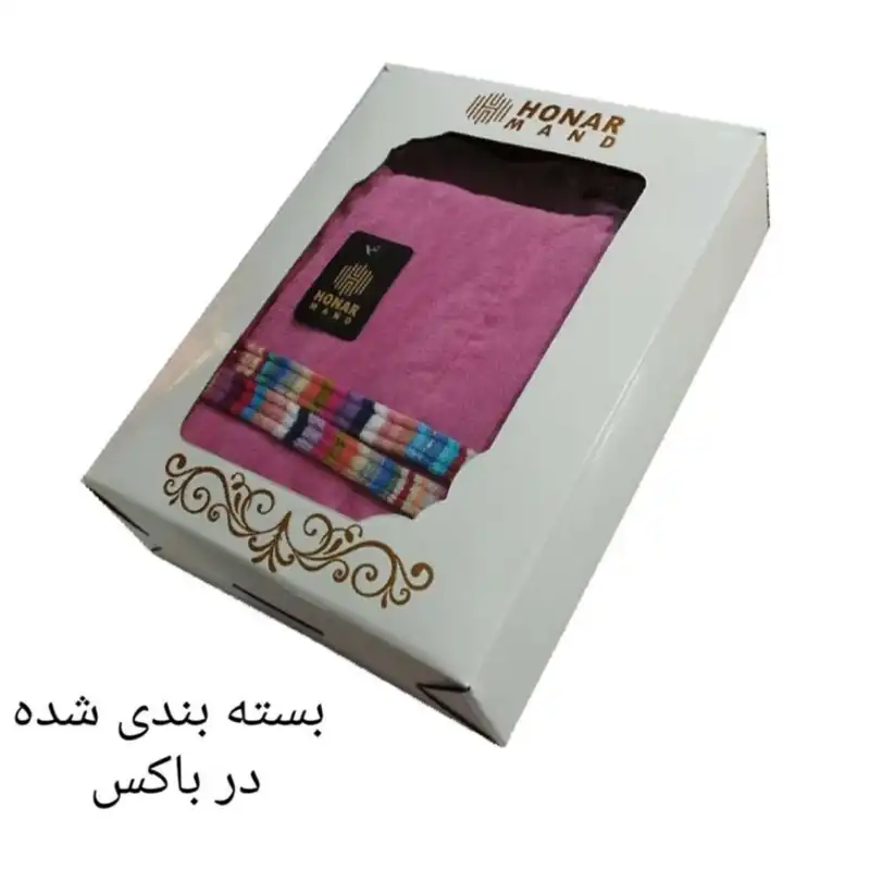 حوله پالتویی هنرمند طرح گل ریز سایز 125