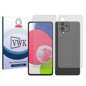 VWK Tough model matte screen protector suitable for Samsung Galaxy A52s 5G mobile phone along with the back protector 