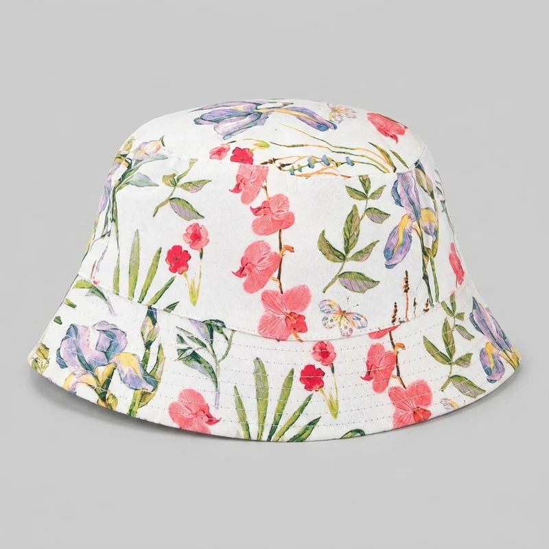 کلاه باکت زنانه آی ام مدل Flora Bloom
