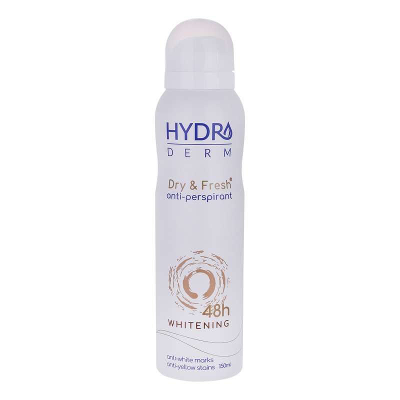 اسپری بدن زنانه هیدرودرم مدل Whitening حجم 150 میلی لیتر