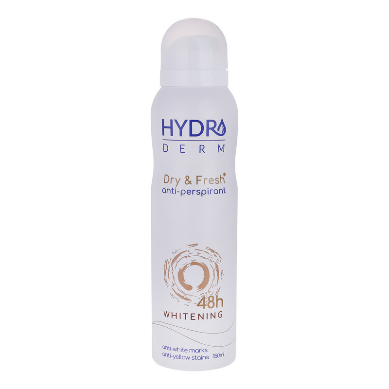 اسپری بدن زنانه هیدرودرم مدل Whitening حجم 150 میلی لیتر