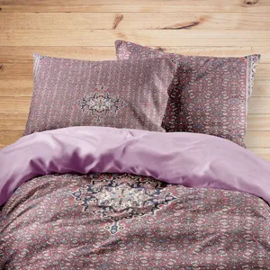 سرویس روتختی مدوپد طرح فرش بیجار ترنجی ماهی مدل C-bijar05 یک نفره 4 تکه