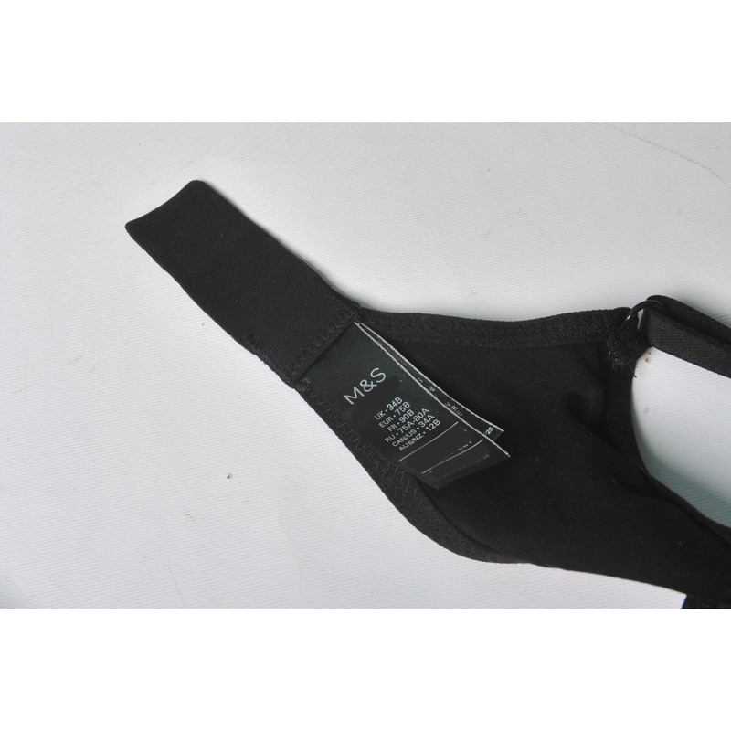 سوتین زنانه مارکس اند اسپنسر مدل بالکنی فنردار کد KPL0301 رنگ مشکی