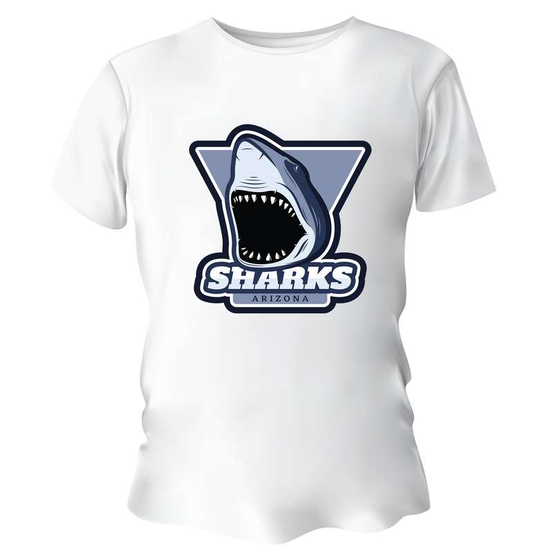 تیشرت آستین کوتاه پسرانه مدل SHARK002