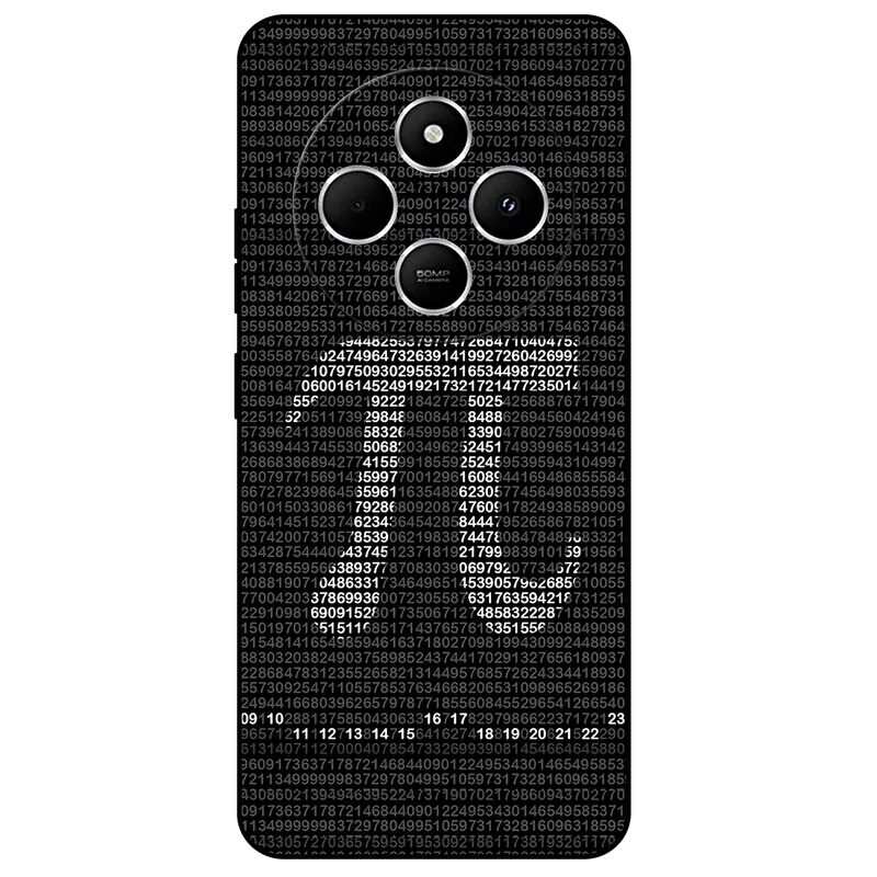 کاور مگافون طرح عدد پی مدل 7240 مناسب برای گوشی موبایل شیائومی Redmi 14C