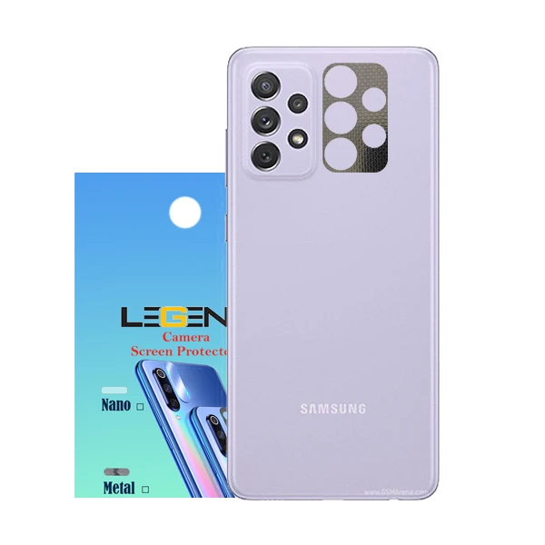 محافظ لنز دوربین مدل فلزی مناسب برای گوشی موبایل سامسونگ Galaxy A72