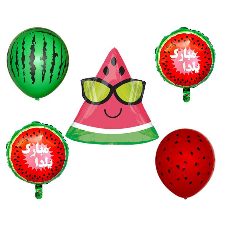 بادکنک سورتک مدل یلدا کد STY242 بسته 5 عددی