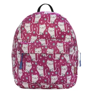 کوله پشتی طرح گربه و ستاره مدل K-110011