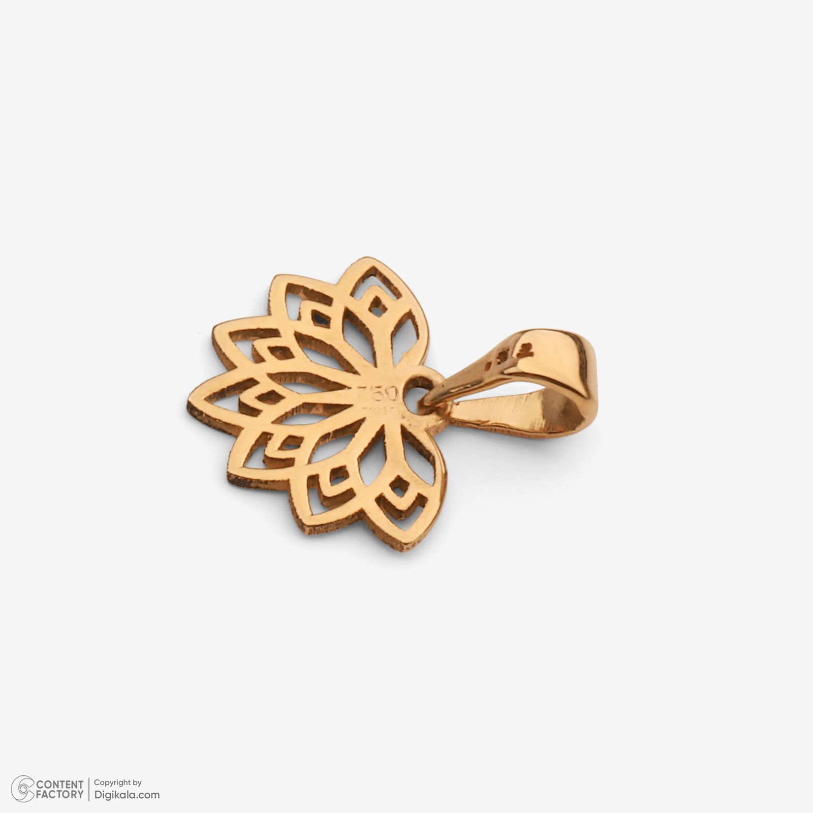 نیم ست طلا 18 عیار زنانه سایا گلد مدل لوتوس ns9 -  - 7