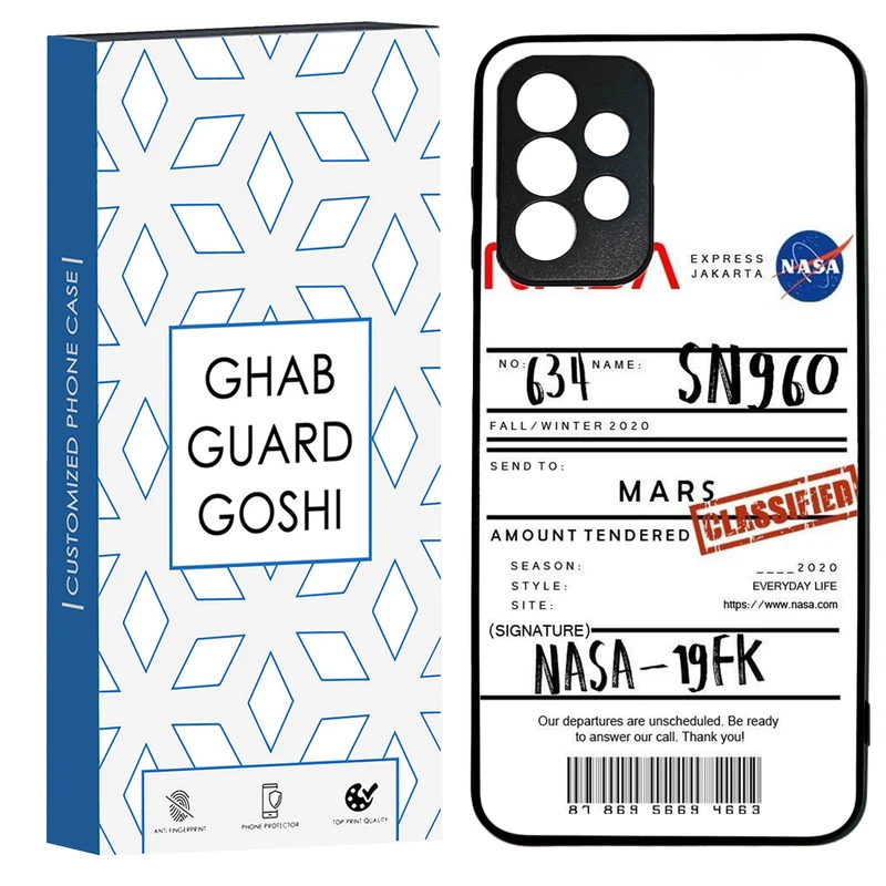 کاور قاب گارد گوشی طرح ناسا کد TPU-192 مناسب برای گوشی موبایل سامسونگ Galaxy A23