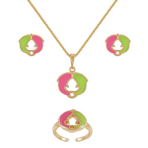 نیم ست دخترانه ژوپینگ مدل دلفین کد XP1043