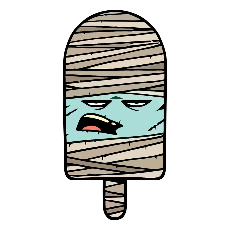 برچسب لپ تاپ پویا مارکت طرح مومی بستنی کد 3177