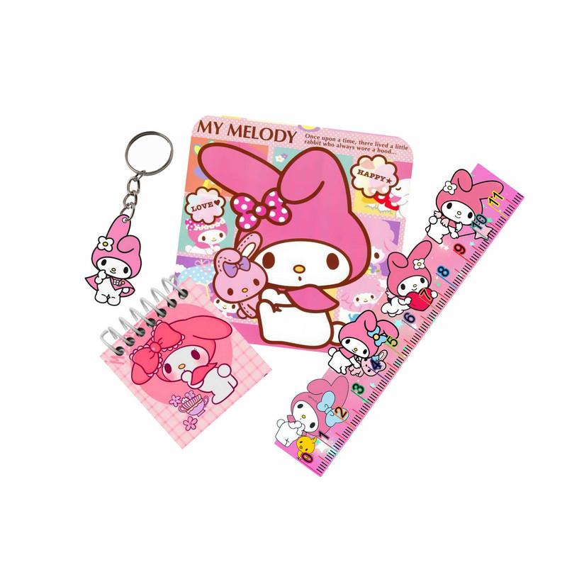 بسته لوازم تحریر مدل ملودی کد new2 مجموعه 4 عددی