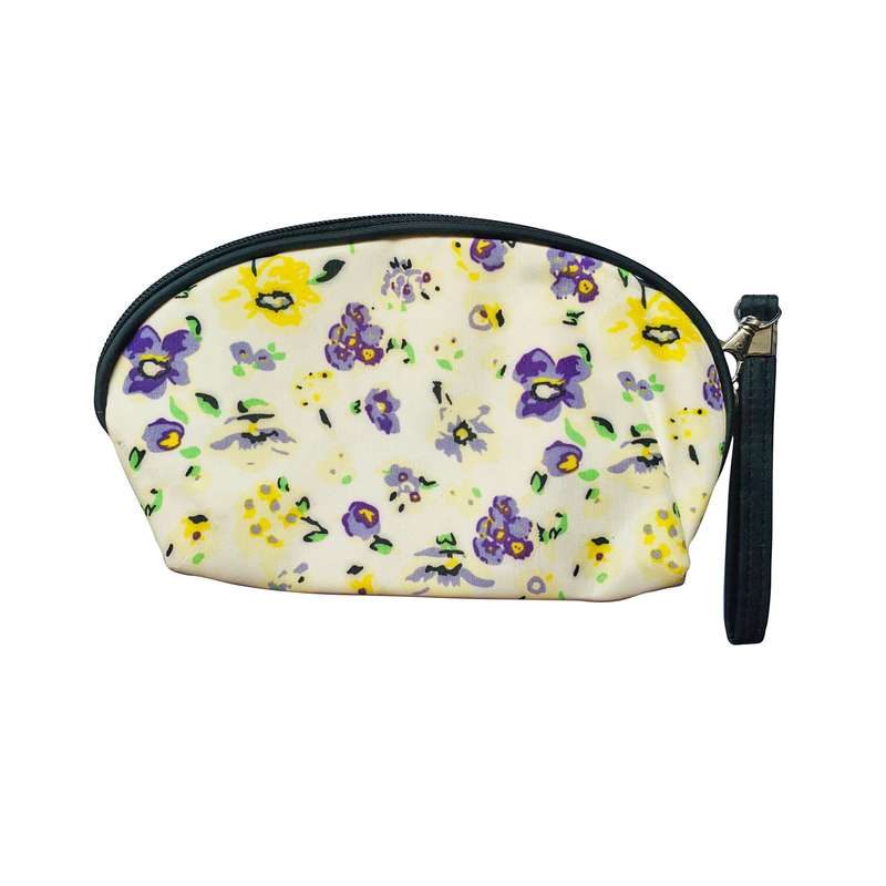 کیف لوازم آرایش زنانه طرح گل کد 02