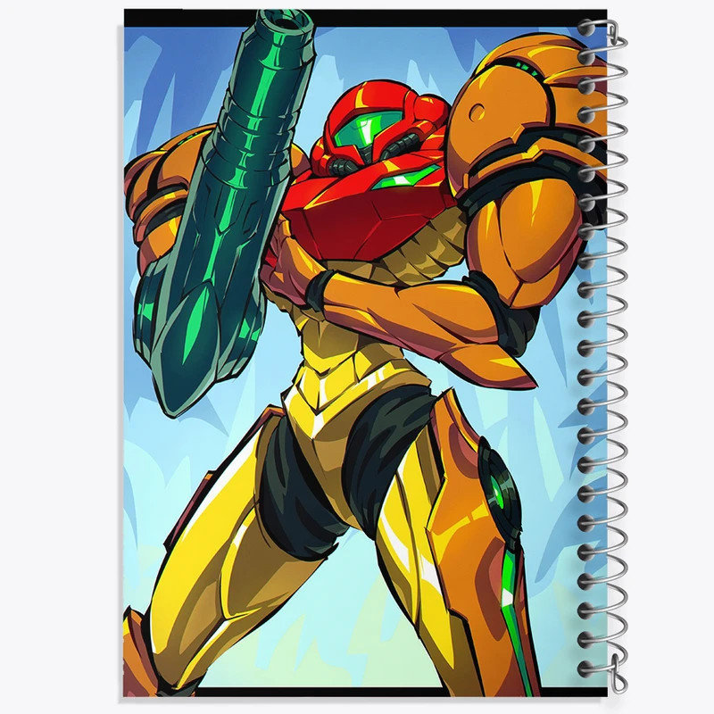 دفتر مشق 100 برگ خندالو طرح بازی متروید (Metroid) کد 35665