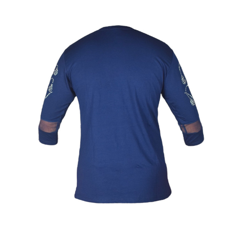 بلوز آستین سه ربع زنانه مدل آماندیس AM115