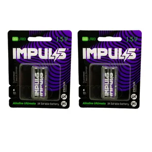 باتری نیم قلمی ایمپالس مدل Alkaline Ultimate بسته  4 عددی