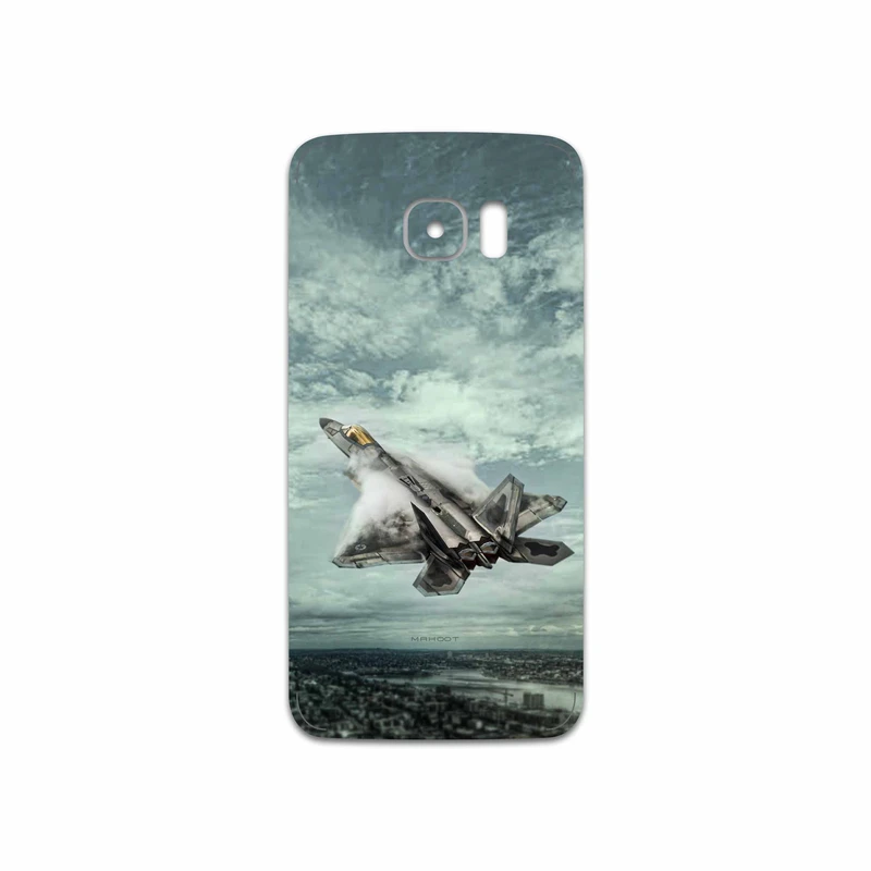 برچسب پوششی ماهوت مدل F-22 Raptor مناسب برای گوشی موبایل سامسونگ Galaxy S7 Edge