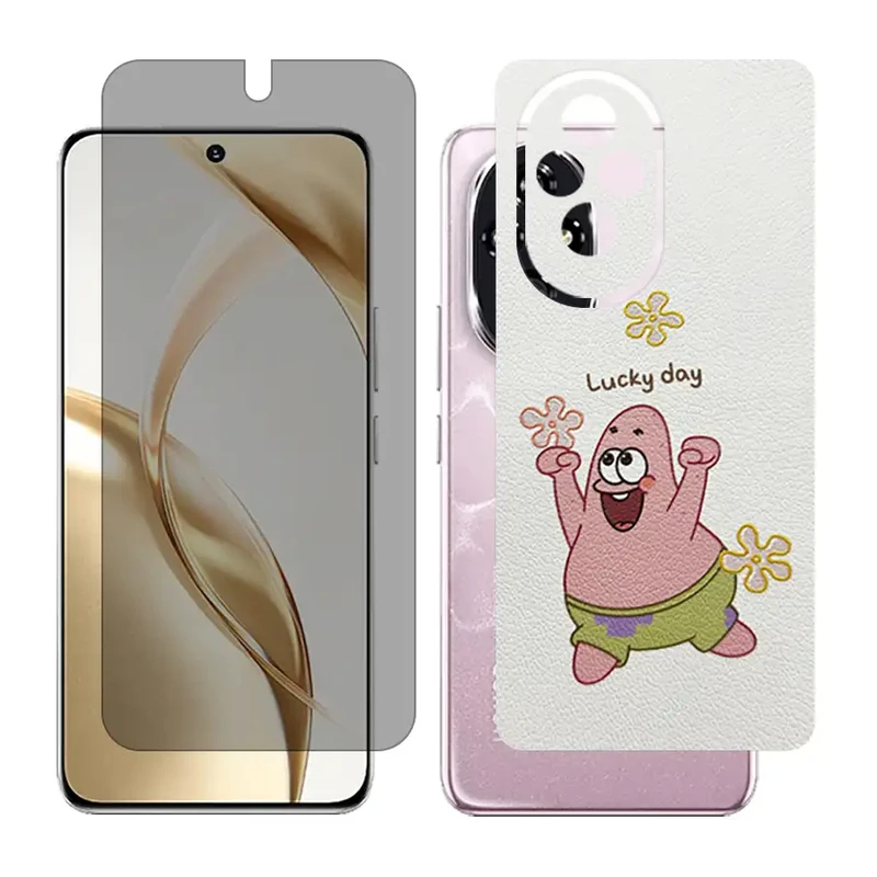 محافظ صفحه نمایش حریم شخصی گلس مدل Together مناسب برای گوشی موبایل آنر 200  به همراه برچسب پوششی پشت گوشی