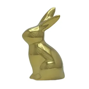 مجسمه مدل خرگوش طلایی