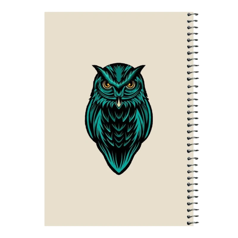 دفتر مشق 80 برگ اس جی مدل جغد   