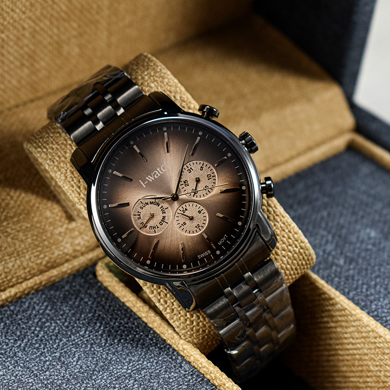 ساعت مچی عقربه‌ای مردانه کوارتز کورنوگراف آی واتچ مدل 190191M