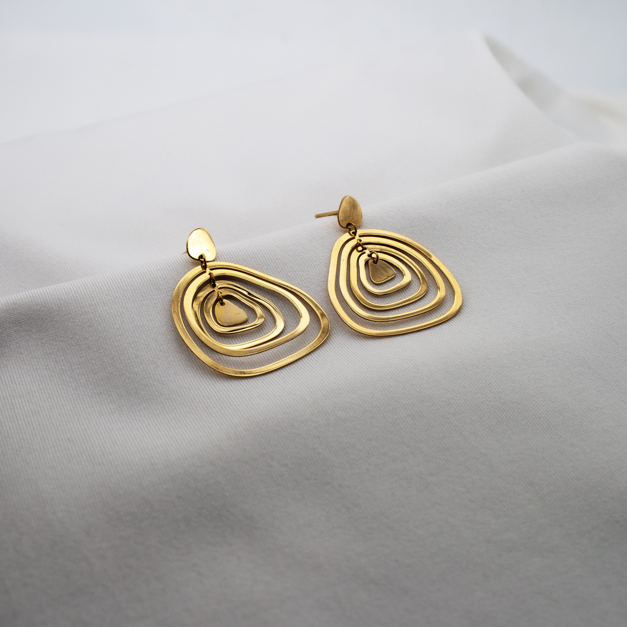 گوشواره طلا ۱۸ عیار زنانه دُرج مدل DE72