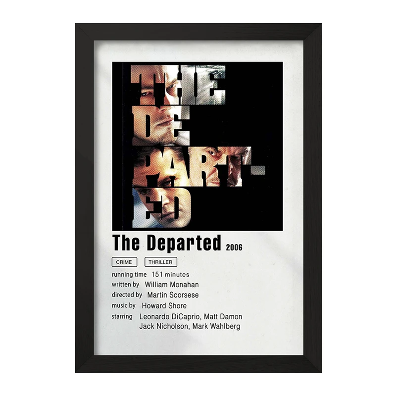 تابلو خندالو مدل جدا مانده (The Departed) کد F11323