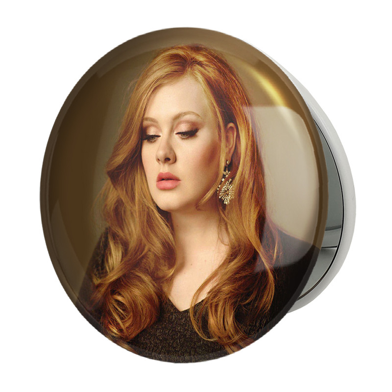 آینه جیبی خندالو طرح ادل Adele مدل تاشو کد 2935 آینه جیبی خندالو طرح ادل Adele مدل تاشو کد 2935